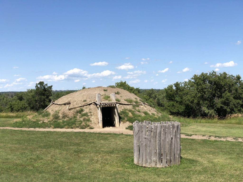 On A Slant Village Earth Lodge