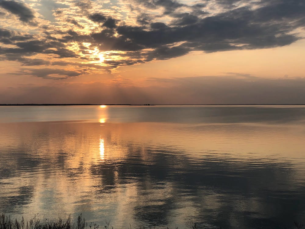 Sunset on Lake Sakakawea May25, 2019